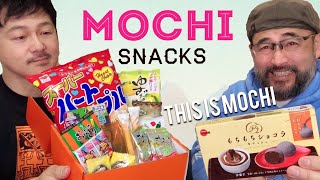 Japanese Snacks MOCHI Taste Test [upl. by Mayne487]