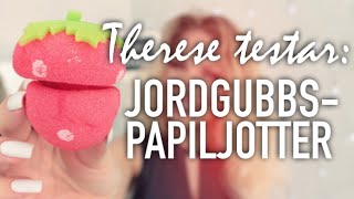 Therese testar JORDGUBBSPAPILJOTTER [upl. by Rachel]