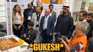 Gukesh Fever In Budapest  45th Olympiad Budapest [upl. by Elohcan]