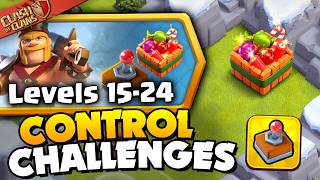 Easily 3 Star Controllable Heroes Challenges 1524 Clash of Clans [upl. by Enelyak196]