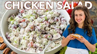 Fancy Chicken Salad Recipe  How To Make Chicken Salad [upl. by Morissa]