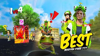 New S15 Booyah Pass with Best Bundle Funny Emote🤣 amp Many More 😏 Op 1 Vs 4 Gameplay 🎯 Free Fire [upl. by Adena303]