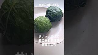 【めはりずし作り】本来なら高菜漬けを使うところを、青菜漬けで作った大きなお結び。口を大きく開けて目を見張って、いただきます。おむすび おにぎり めはり寿司 [upl. by Miarhpe735]