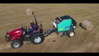 3X3 Round Baler Maintenance and Operation [upl. by Mcarthur54]