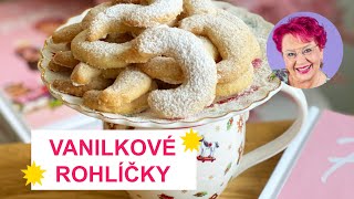 😍 Vanilkové rohlíčky 🎄 recept [upl. by Jobina986]