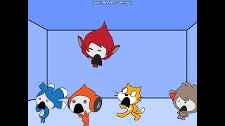 Pizza Tower scream meme but its Scratch Characters [upl. by Kcirrag]