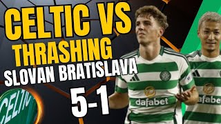 CELTIC 5 SLOVAN BRATISLAVA 1  EURO ROMP For Hoops [upl. by Pilihp]