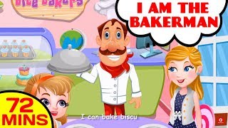 I am The Baker Man  Pat A Cake Song amp Food Songs by Baby Hazel Nursery Rhymes [upl. by Bertilla]