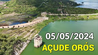 Açude Orós dados atualizados hoje 05052024  ORÓS CEARÁ [upl. by Aitak425]