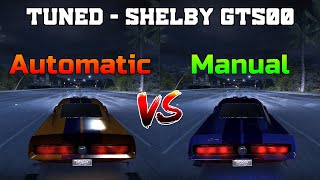 Tuned Shelby GT500  Automatic vs Manual  Need for Speed Carbon [upl. by Murrell]