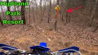 Georgia Single Track  Trail 25 in 4K  Best Dirt Bike Trails in Georgia Highland Park [upl. by Thorn]