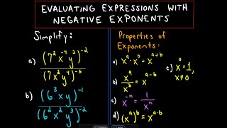 ❖ Simplifying Expressions with Negative Exponents  Ex 3 ❖ [upl. by Cyrus181]