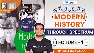 L1 Modern History  Spectrum  UPSC CSEIAS 202122  Swetank Pandey modernhistory Prelims2021 [upl. by Aicelaf]