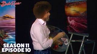 Bob Ross  Sunset over the Waves Season 11 Episode 10 [upl. by Ellimak]