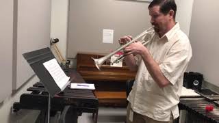 Notre Dame Fight Song  Trumpet 3 [upl. by Annaed]