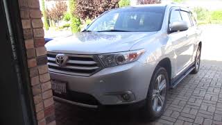 2012 Toyota Highlander Limited Alarm [upl. by Ikaz]