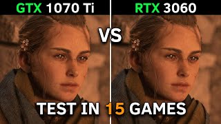 GTX 1070 Ti vs RTX 3060  Test In 15 Latest Games  2023 [upl. by Llenel]