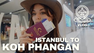 ISTANBUL TO KOH PHANGAN vlog [upl. by Ahsyekat841]