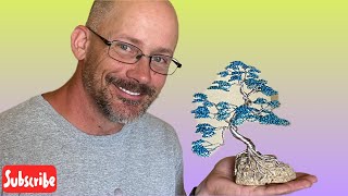 Making a Wire Bonsai Tree [upl. by Solrak]