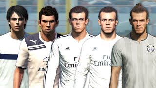 Gareth Bale evolution from PES 2008 to PES 2018 [upl. by Trixy222]