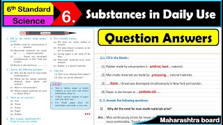 Substances in Daily Use  Question Answers  Class 6  Science  Chapter 6  Exercise Answers [upl. by Richard178]