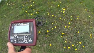 Whites Coinmaster metal detector test [upl. by Lennard42]