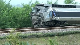 Collision dun TER avec un TGV entre Pau et Dax 40 passagers hospitalisés  1807 [upl. by Baylor]