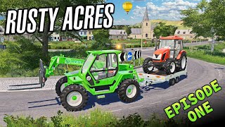 WELCOME TO RUSTY ACRES  Farming Simulator 19  Episode 1 [upl. by Sarajane414]