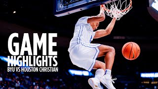 BYU vs Houston Christian  Game Highlights  November 6 2023 [upl. by Countess]