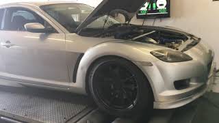 Dyno Run Turbo RX8 Greddy kit [upl. by Retsub]