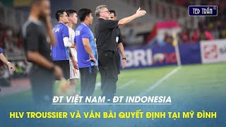 ĐT Việt Nam vs ĐT Indonesia  HLV Troussier tung Văn Thanh thay Minh Trọng Tiến Linh đá cắm [upl. by Antonio917]