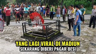 kejadian di madiun yang lagi viral sekarang diberi pagar besi [upl. by Ertnod]