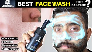 😱😱FACE WASH FOR DAILY USE  MUUCHSTAC OCEAN FOAM FACE WASH REVIEW  QualityMantra [upl. by Ahsieken]