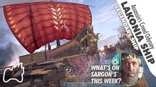 Assassins Creed Odyssey Lakonia Legendary Ship AC Odyssey Weekly Bounty Sargon Items Reset [upl. by Adlesirg299]