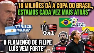 ARGENTINOS SURTARAM INCONFORMADOS COM DIFERENÇAS DA COPA DO BRASIL E ARGENTINA  FLAMENGO 3X1 GALO [upl. by Zeena]