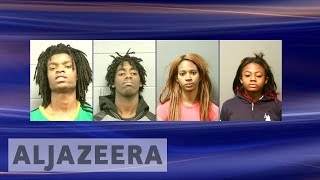 Chicago torture video Four charged with hate crimes [upl. by Zerlina]