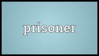 Prisoner Meaning [upl. by Ayadahs]