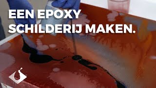 Een epoxyschilderij maken [upl. by Akemahc]