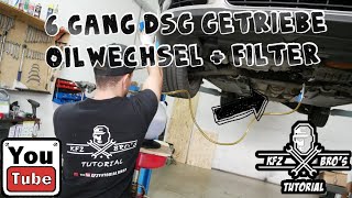 AUDI VW SEAT SKODA 19  20 tdi DSG Getriebe Ölwechsel  Ölfilter  Anleitung  Transmission Fluid [upl. by Zeke]