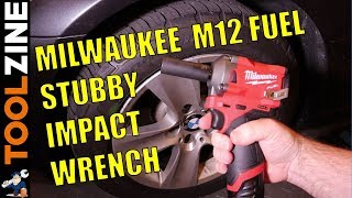 Milwaukee M12 Fuel Stubby Impact Wrench and Battery Test with 20 40 60 [upl. by Lutero25]