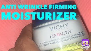 VICHY LIFTACTIV FIRMING MOISTURIZER REVIEW [upl. by Eiggem347]