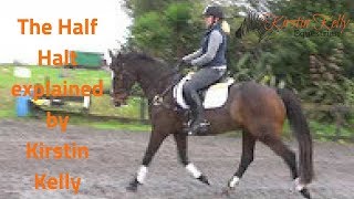 How to ride a correct Half Halt on your horse with Kirstin Kelly Equestrian [upl. by Eniliuqcaj]