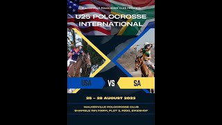 U25 Polocrosse International  Test Match 1 [upl. by Arahahs158]