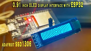 091 inch Display ESP32 Arduino  ESP8266 mini OLED LCD 128x32  SSD1306 library  Latest Tutorial [upl. by Spieler]