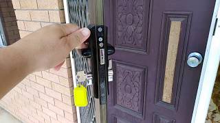 quotBrisbanequot How to fix a triple lock security door when not locking properly [upl. by Lecram258]