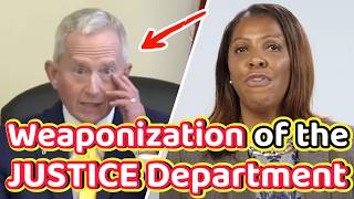 Congressman Puts James ON BLAST for WEAPONIZING the Justice Department letitiajames newyork [upl. by Ydnahs]