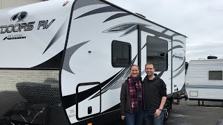 Buying an RV for the First Time  Outdoors RV 21RBS Travel Trailer [upl. by Eelrahs560]