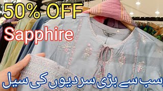 sapphire winter sale 2023  50 off  sapphire new winter collection 2023 amp sale [upl. by Nannek]