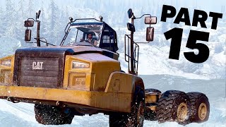 SNOWRUNNER Gameplay Walkthrough Part 15  FREE CATERPILLAR 745C [upl. by Aineval253]