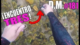 Buceo en EL RÍO DE LOS TESOROS y ¡¡ENCUENTRO TRES  Detección Metálica 181 [upl. by Attecnoc]